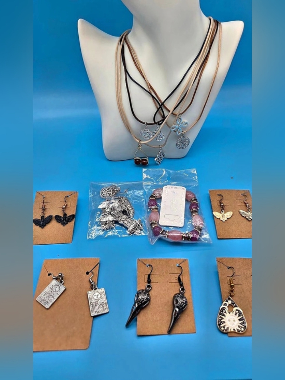 Mixed Jewelry Lot 7 Silver & Gold NWT